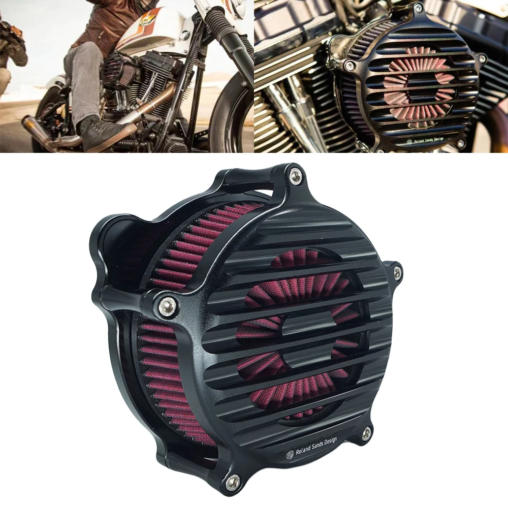 RSD ностальгия Venturi воздухоочиститель Впускной фильтр для Harley Sportster XL 883 1200 Touring FLHRC