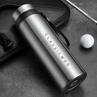 portable double stainless steel vacuum flask coffee tea thermos sport travel mug large capacity thermocup