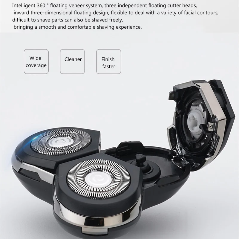 Электробритва 4D Для мужчин 's электрическая машинка для стрижки волос USB