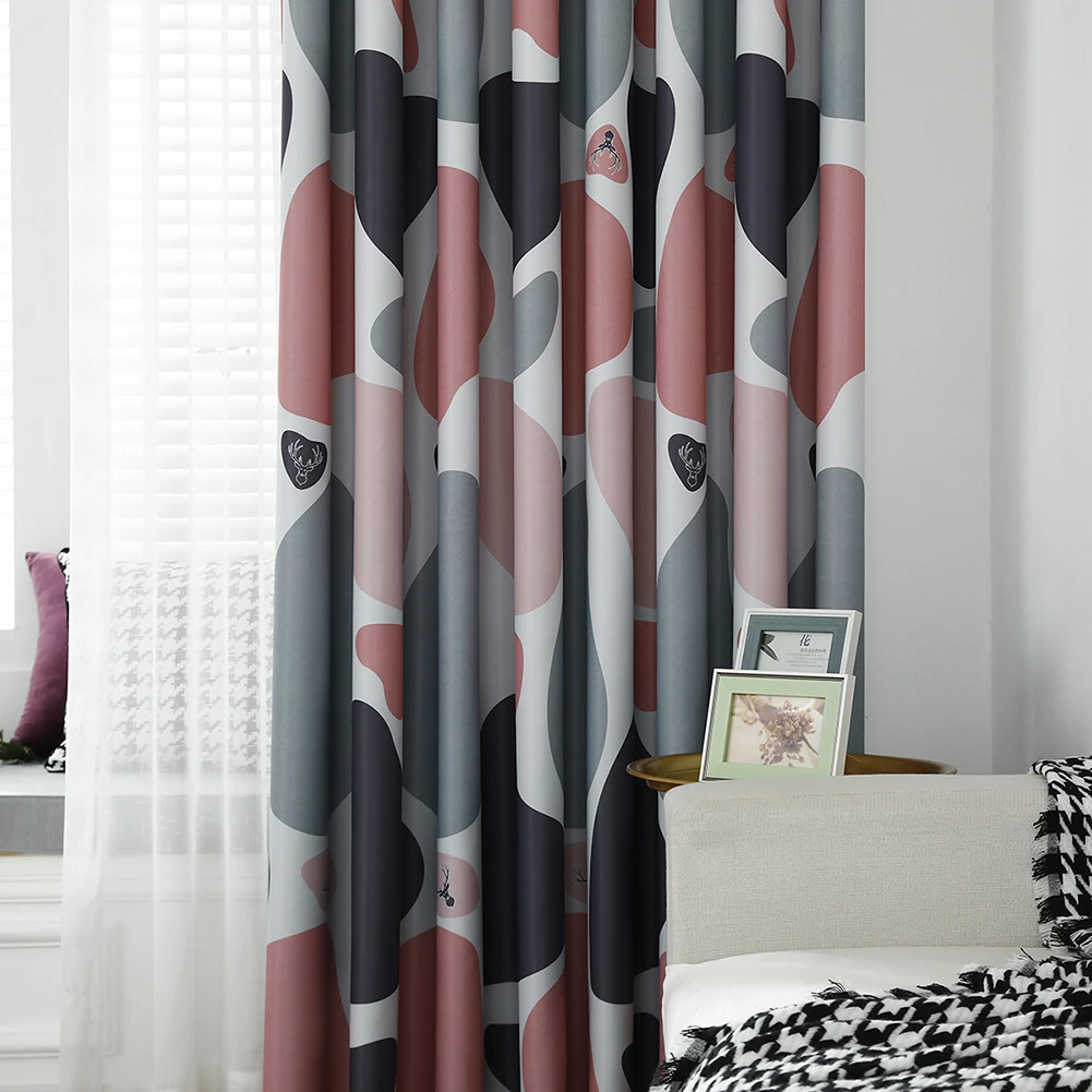 Занавеска для душа с крючком гладкая галька из булыжника геометрический дизайн