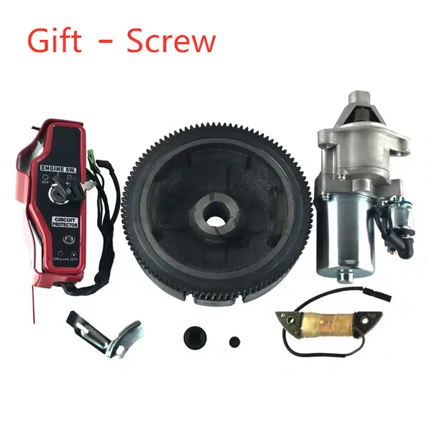 Стартовый набор с ручным и электрическим управлением для Honda GX340 11HP GX390 13HP кожух