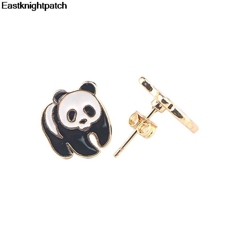 

20pairs/lot E1596 Cute Cartoon Panda Animals Fashion Earring For Women Girls Kids Jewelry Gift