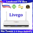 Leadcool Datoo IP TV Box Smart TV BOX 4K Android 9,0 HD Amlogic S905W 2,4G Wifi телеприставка livego Leadcool ip tv Доставка из Франции