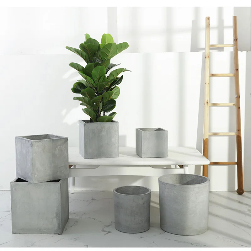 Силиконовая форма для цветочного горшка большого размера с внешней рамкой 32*35 см