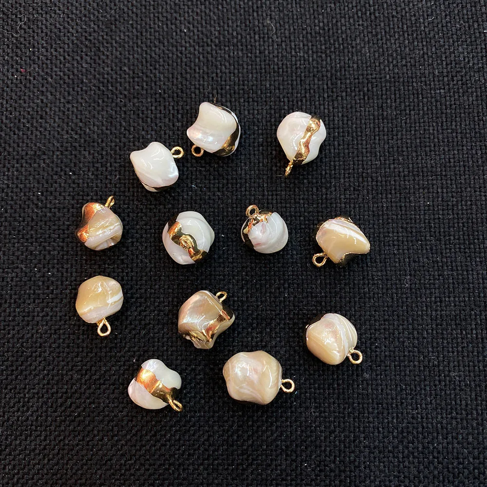

Tianxianran Conch Shell Pendant Electroplating Phnom Penh Necklace Accessories DIY Handmade Exquisite Necklace Bracelet Jewelry