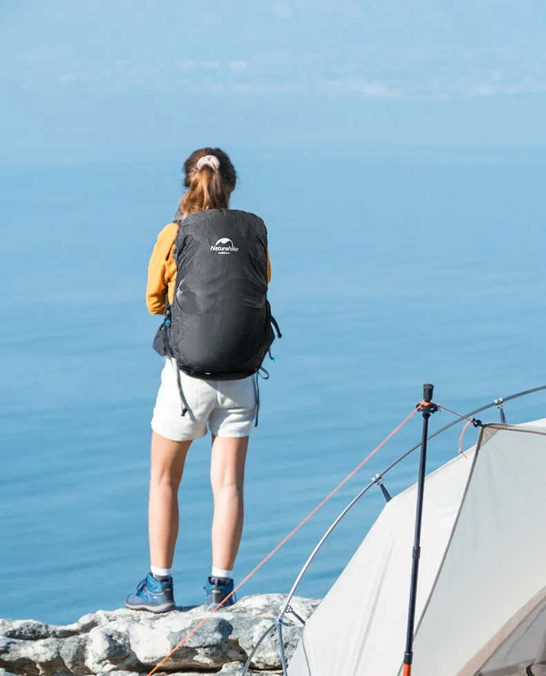 Naturehike рюкзак с защитой от дождя нейлоновая ткань для верховой езды Пылезащитный Водонепроницаемый 35-75L туристические рюкзаки с покрытием для путешествий