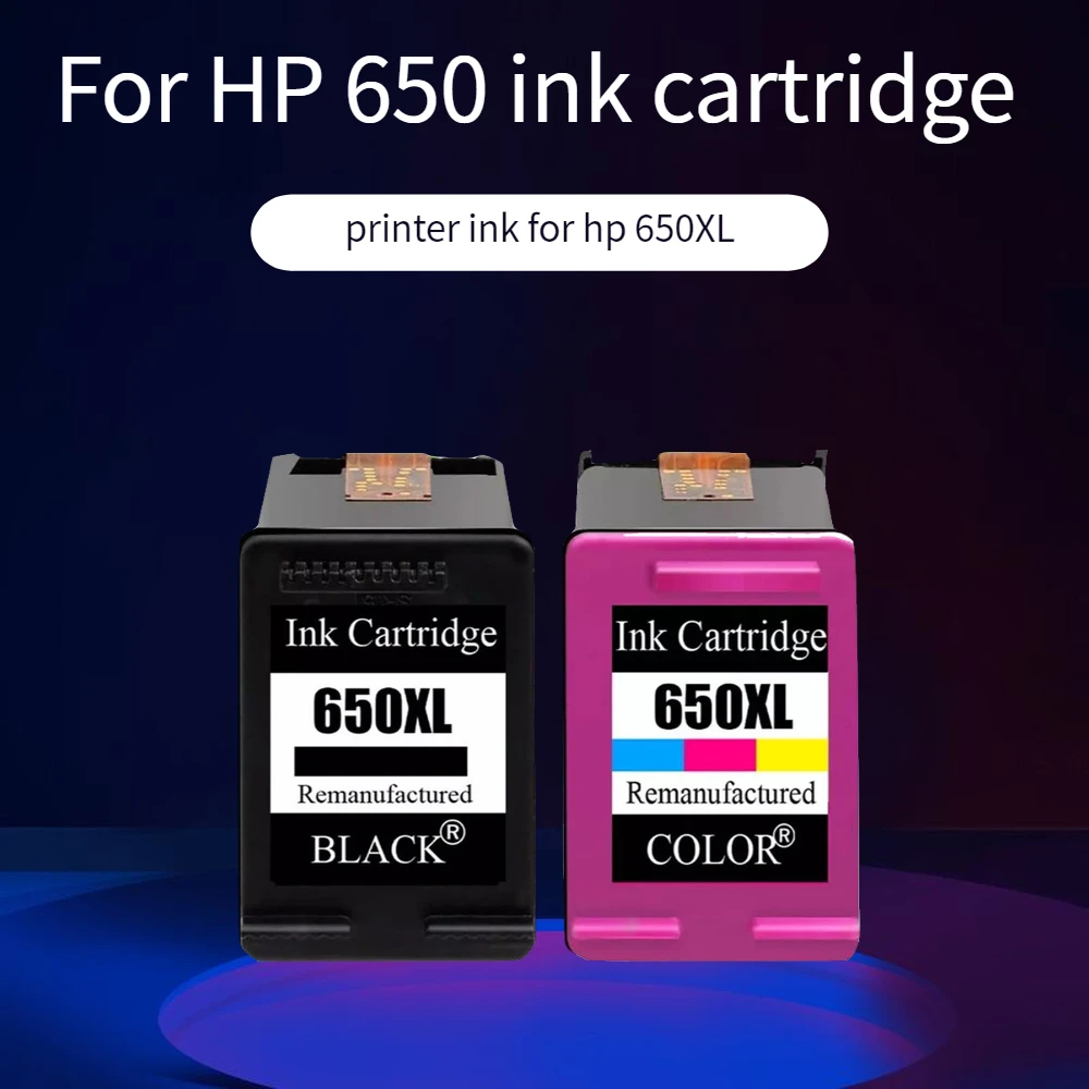 Bosumon Восстановленный 650 XL чернильный картридж замена чипа для hp Deskjet