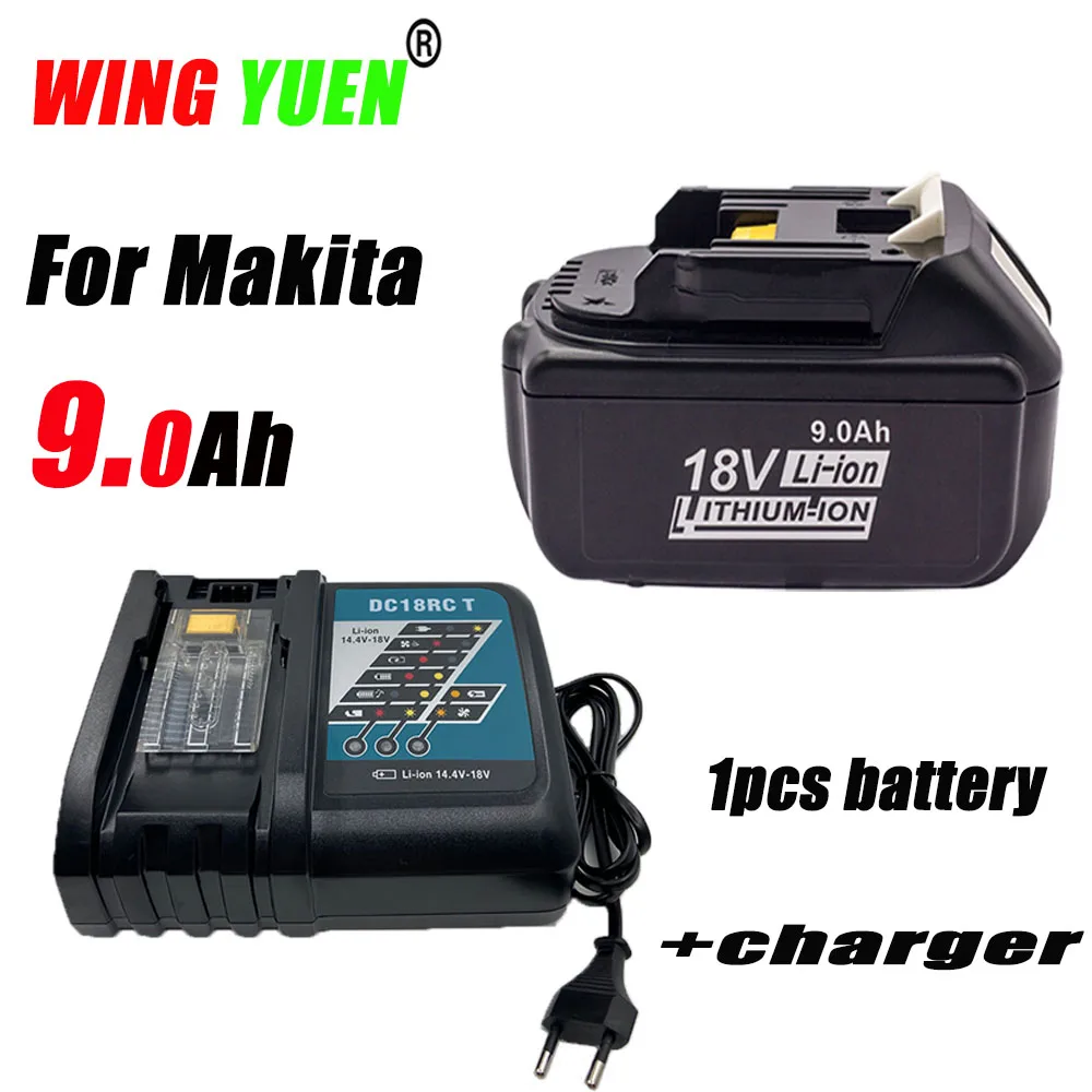 

18V 9Ah Lithium Battery Is 100% Compatible with Original Makita 18v Battery BL1860 BL1850 BL1840 BL1830 BL1820 BL1815 Battery