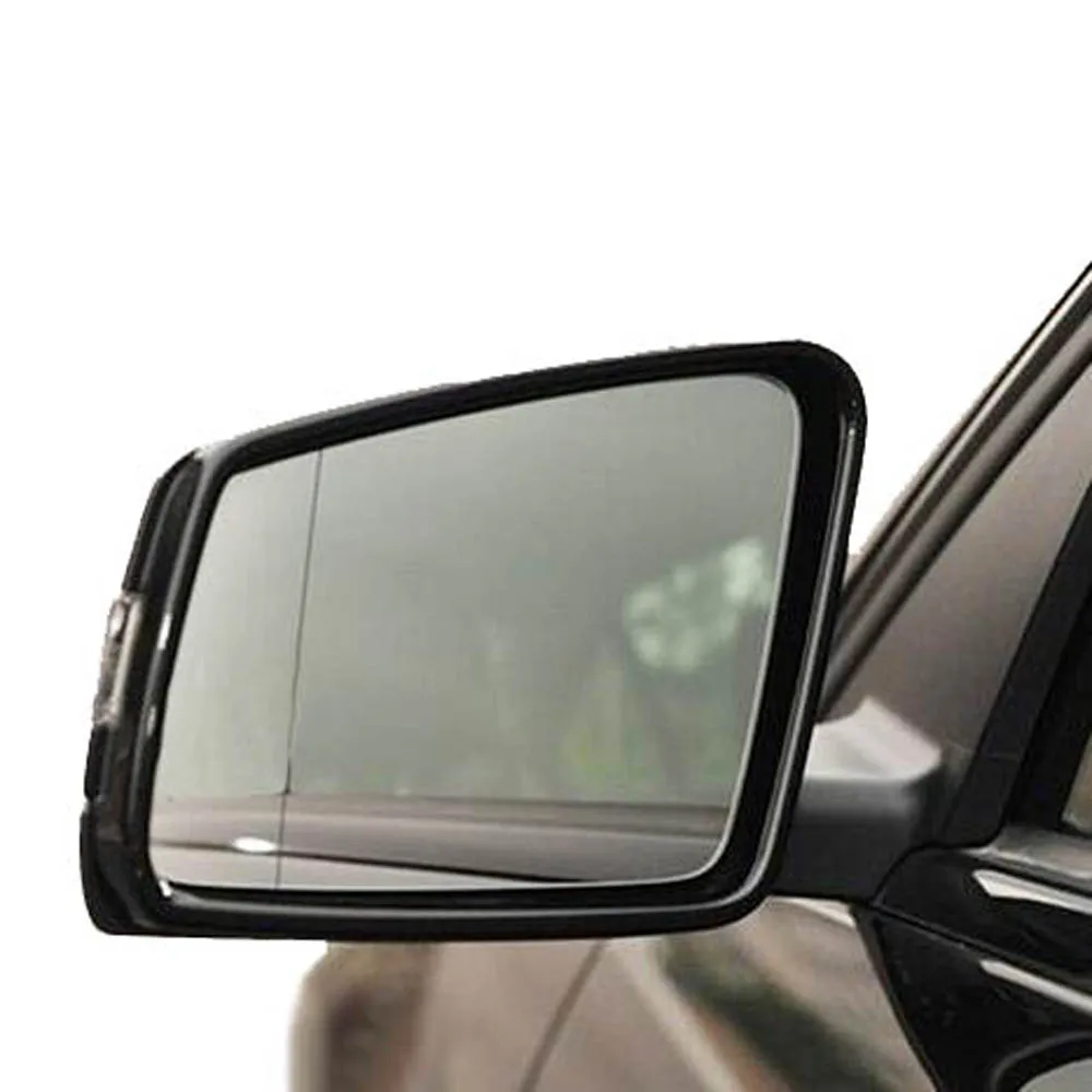 Синее широкоугольное светодиодное зеркало заднего вида со стрелкой и