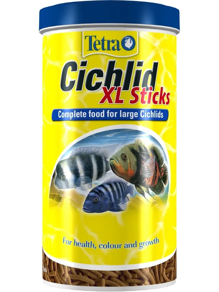 Tetra Cichlid XL Sticks(палочки) для любых видов цихлид, 1 л