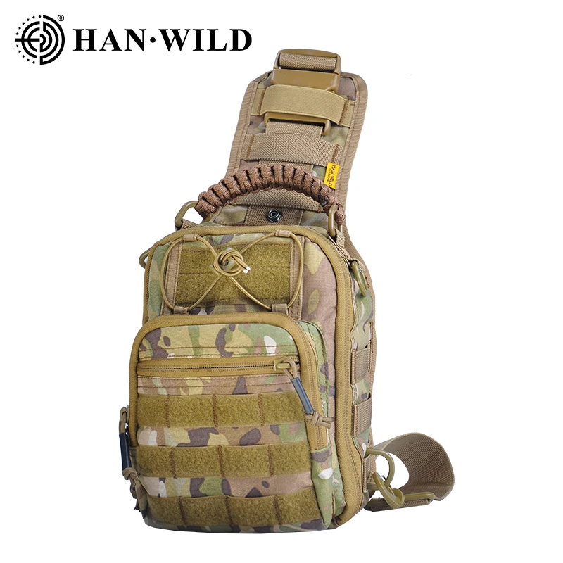 

HAN WILD Hiking Backpack Sports Climbing Shoulder Bag Tactical Camping Hunting Fishing Trekking Military Outdoor Backpack 15-20L