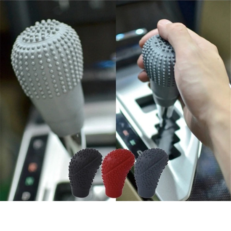 Universal Gear Shift Collars Anti Slip Silicone Manual Automatic Car Shifter Lever Knob Dust Proof Cover Protector | Автомобили и