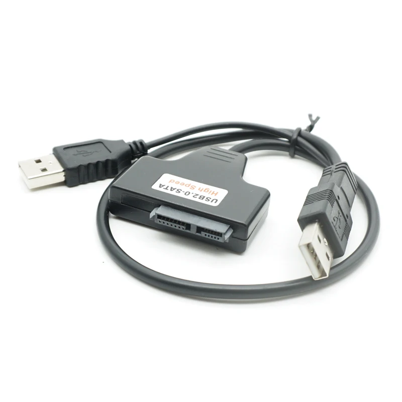 Кабель адаптер для ноутбука USB 2 0 на 13 контактный тонкий SATA кабель переходник
