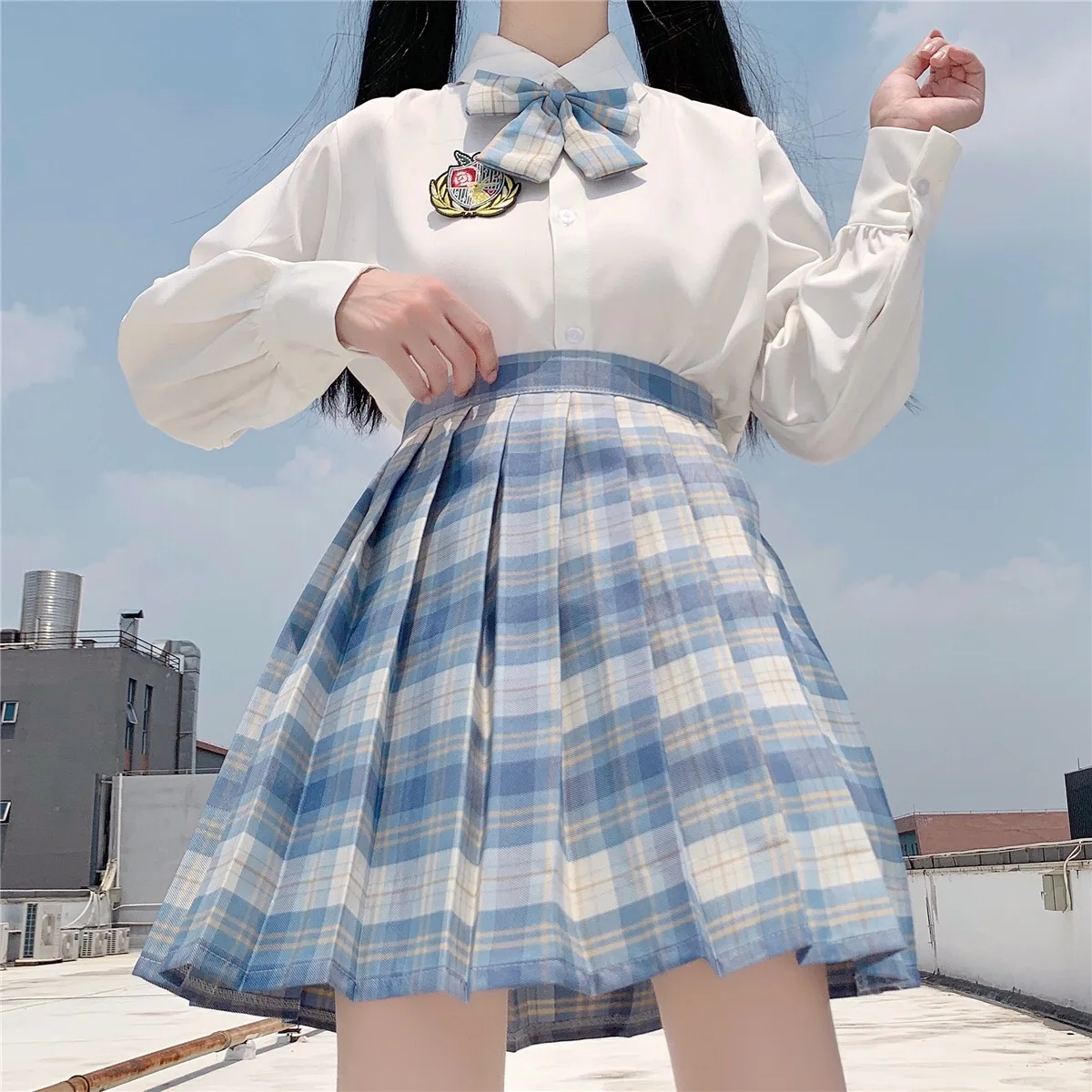 

12 Colors Plaid Summer Women Skirt 2021 High Waist Pleated Skirts Women Cute Sweet Girls Dance Mini Skirt Korean Student #S01