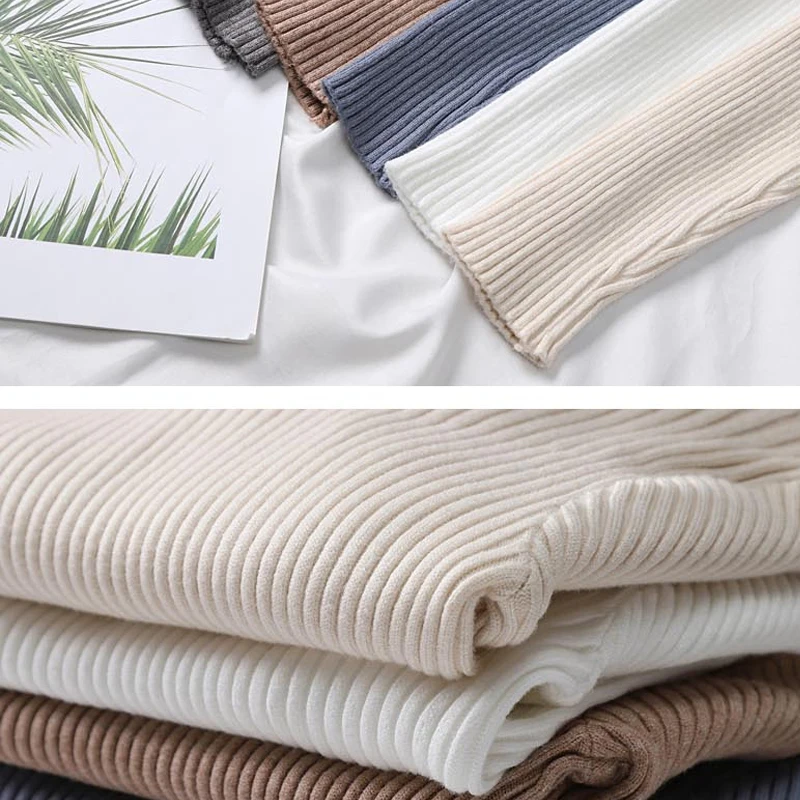 

Fall Winter Knitted Turtleneck Women Sweater Basic Long Sleeve Top Women Pullover Bottoming Shirts Sweaters For Women Fashion