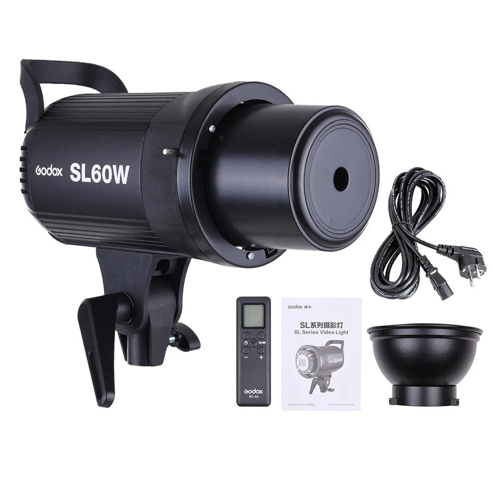 Godox SL60W SL-60W 5600K белая версия ЖК-панель непрерывный светодиодный видео свет + 280 см