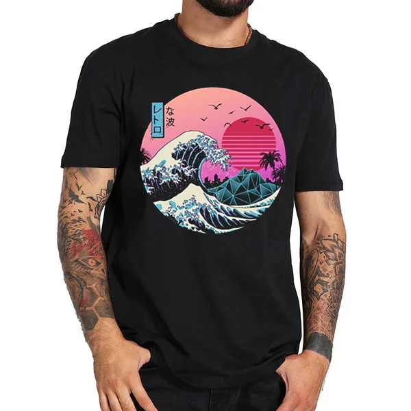 

the great retro wave 2019 brand men's t shirts T-shirt printed cotton t shirt