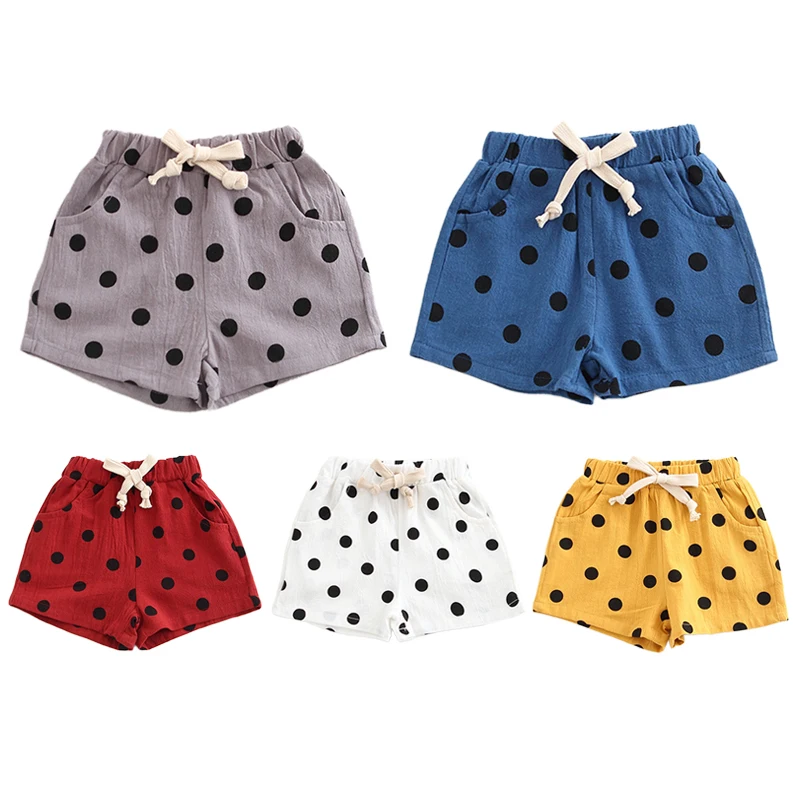 

Summer Baby Girl Shorts Kid Short Pants Casual Pants Solide Lace Cotton And Tingle Pants Shorts