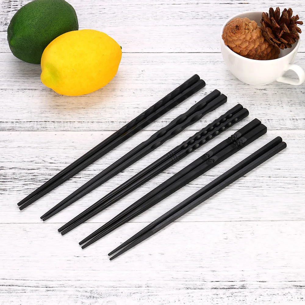 

1 Pair/set Handmade Alloy Chopsticks Classic Japanese Non-slip Sushi Chinese Food Tableware Chopsticks Gift Multi-shape