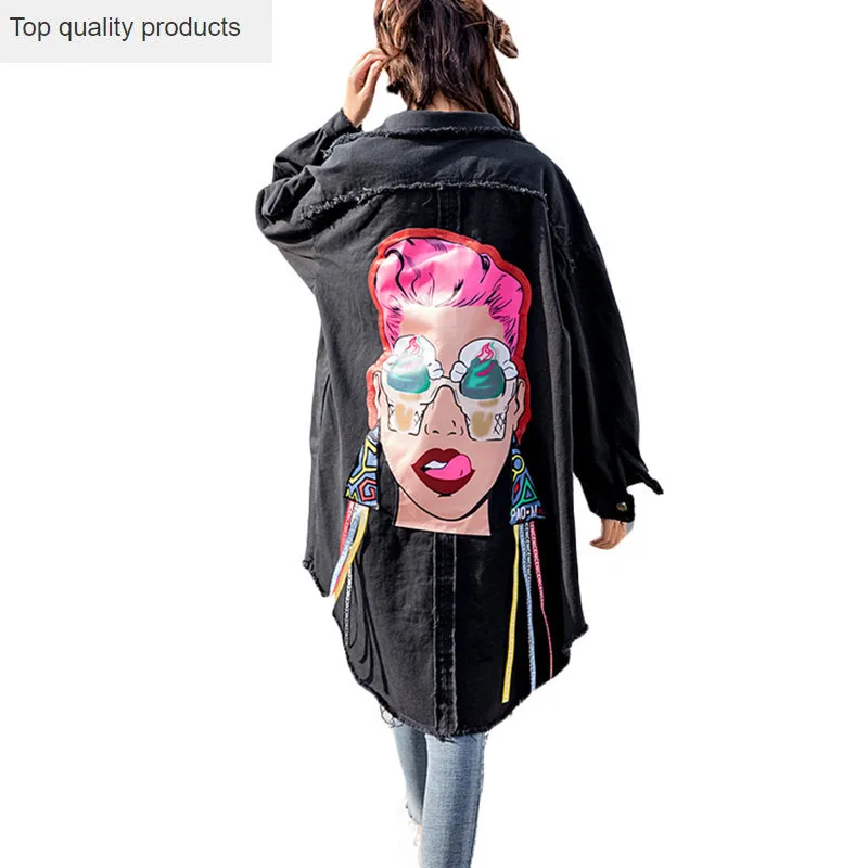 Новинка 2020 женский джинсовый Тренч на пуговицах Повседневный свободный длинный