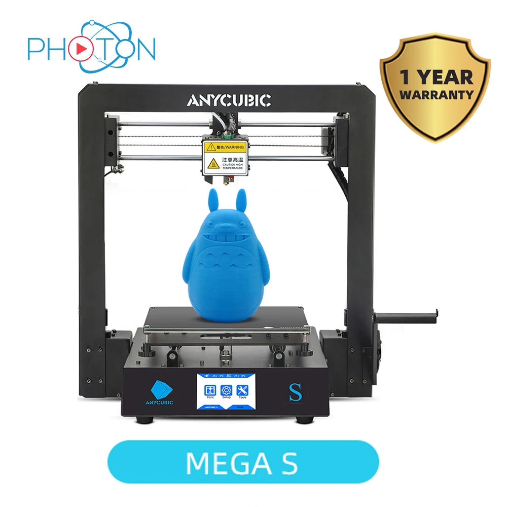 

NEW Mega S 3D Printer 3.5'' Touch Screen Anycubic I3 Mega New Upgrade Metal 3D Print Kit With Extruder And Suspended Filament