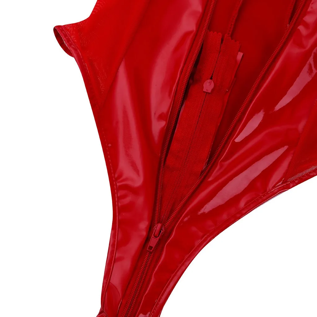 Блестящее прозрачное боди женское кружевное Сетчатое на молнии с открытой