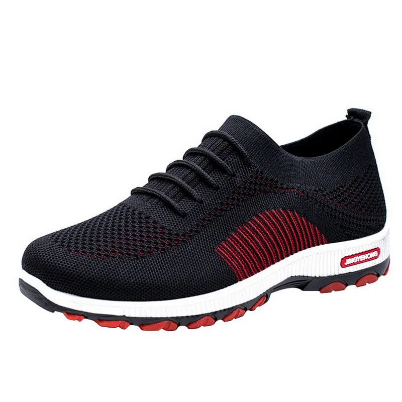 Black B sports shoes Litthing Мужская дышащая защитная обувь для улицы, неубиваемая, не разбивающаяся, со стальным носком, легкие кроссовки, Райдер, Рабочая обувь - Цвет: Black B sports shoes