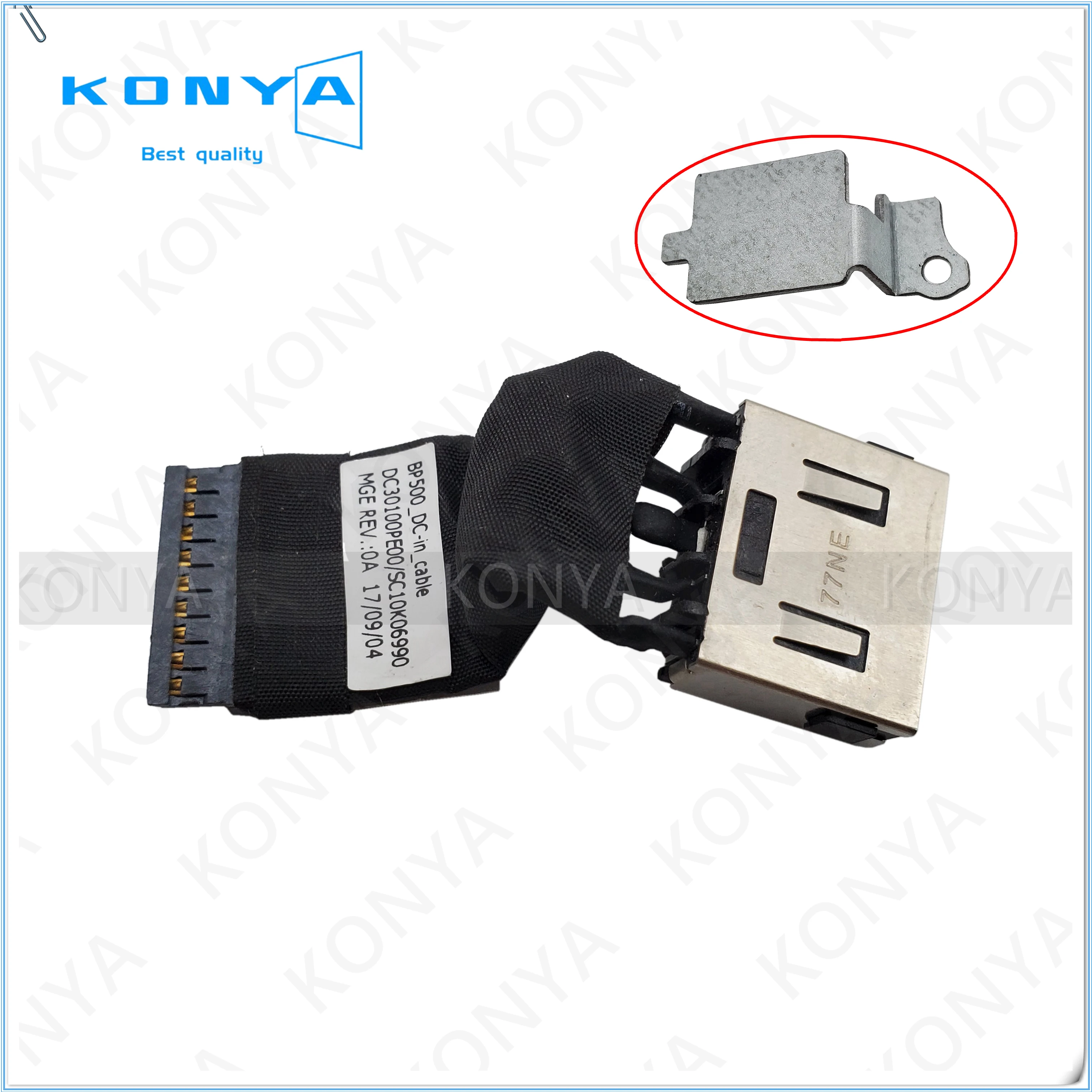 Новый оригинальный кабель для Lenovo Thinkpad P50 P70 DC IN Power Jack с кронштейном SC10K06990