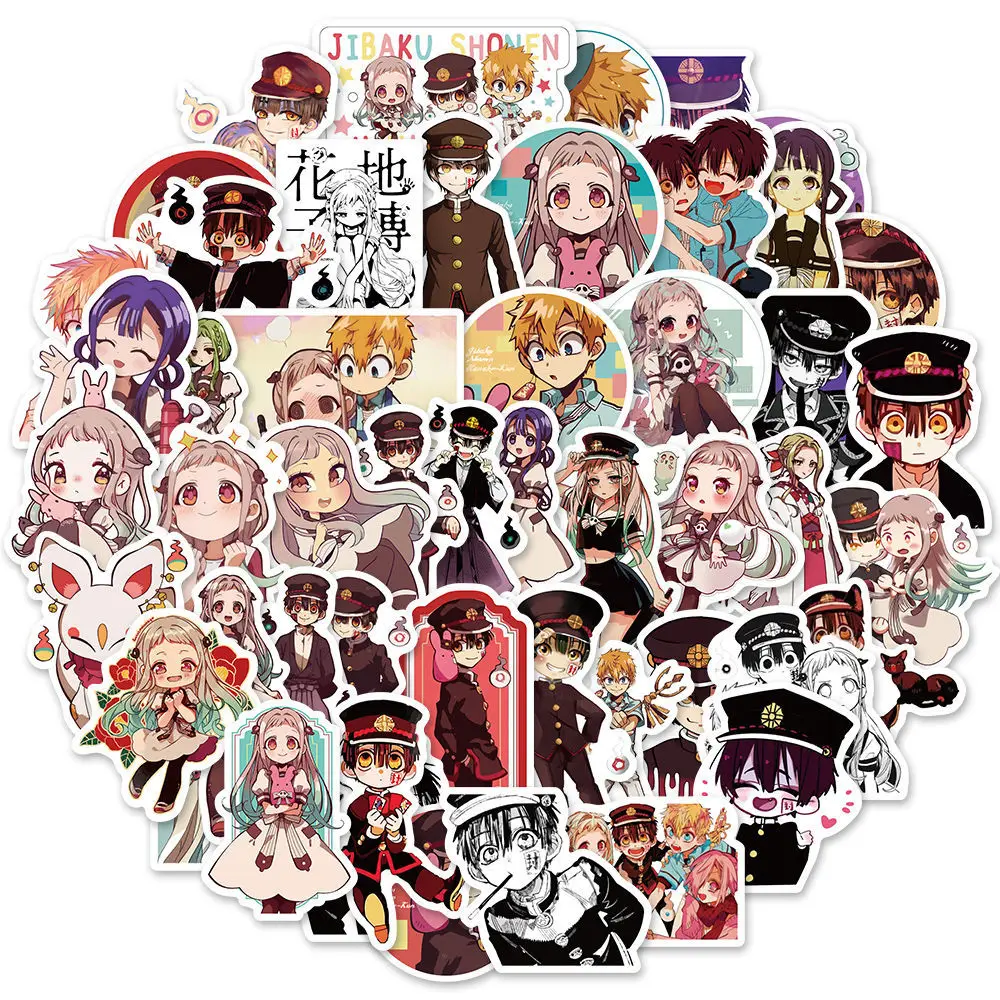 

10/30/50pcs Toilet-bound Hanako-kun Cartoon Stickers Japanese Anime Character Diy Laptop Guitar Skateboard Luggage Phone Case