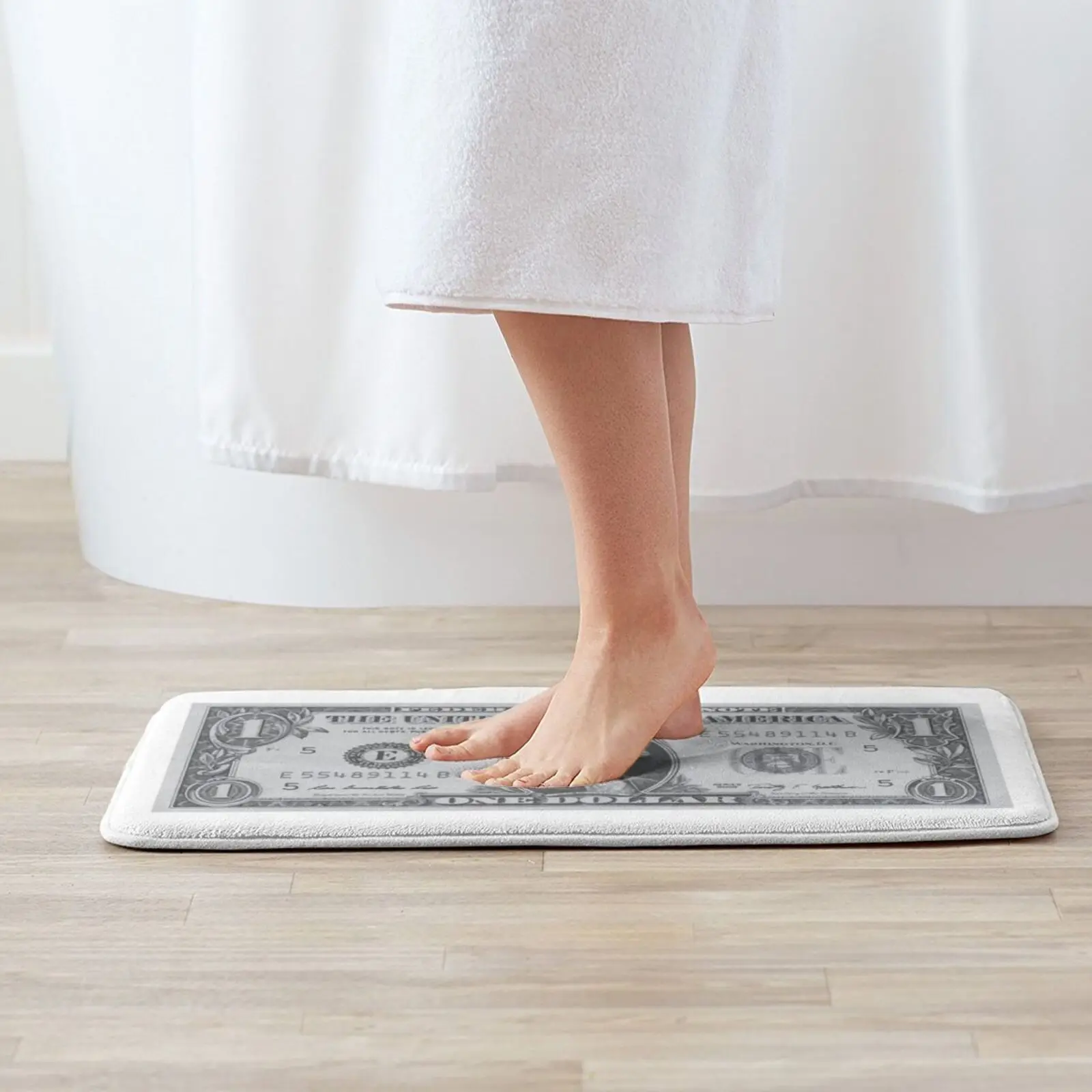 Долларовая купюра. Коврик нескользящий коврик для входной двери в спальню
