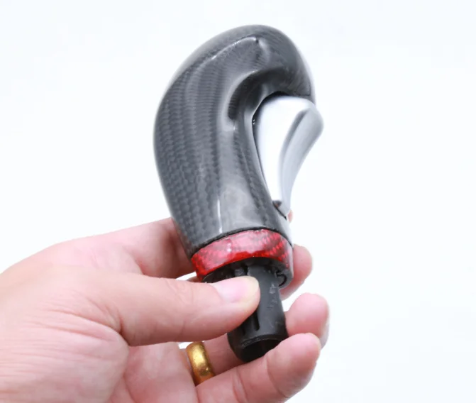 1pc shift knob D-образное рулевое колесо из углеродного волокна для HYUNDAI TUCSON - Цвет: 1pc shift knob