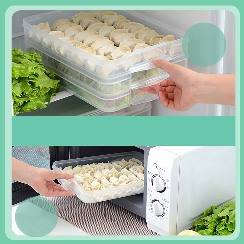 Пластиковый контейнер для хранения пельменей 2-4 слоя | Дом и сад