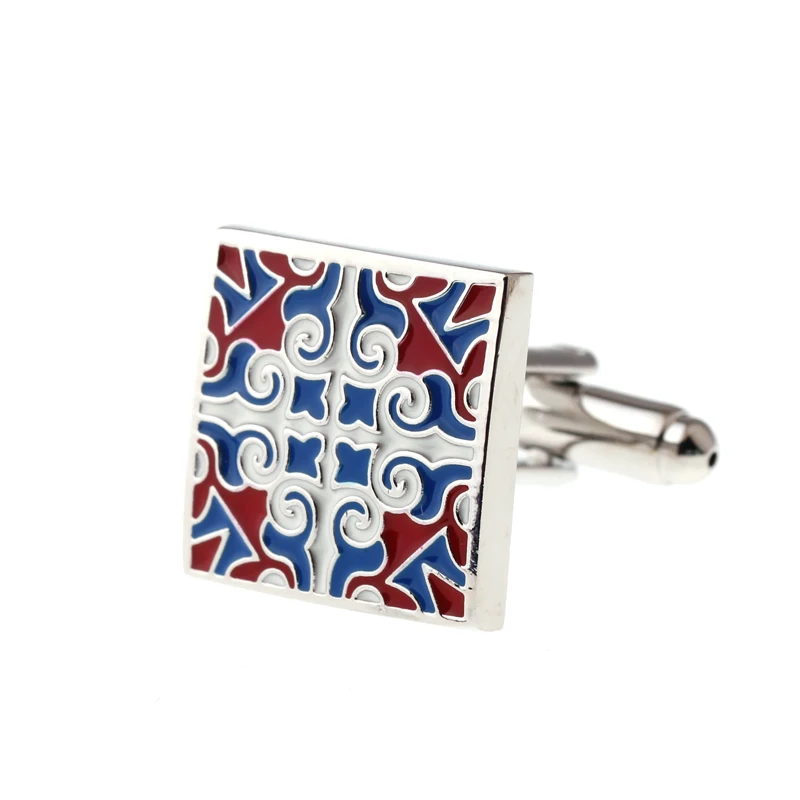 

Square paint cuff shirt Cufflinks