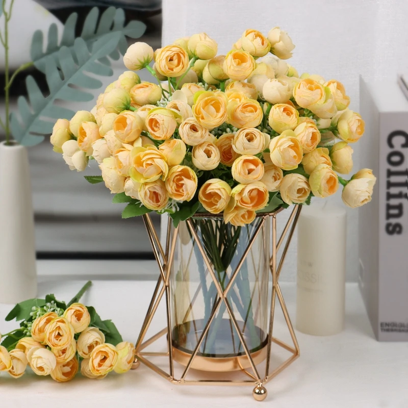 

Искусственные цветы, 29 см, простой стиль, шелковые бутон розы, Свадебный букет невесты, букет для дома, украшения «сделай сам» для вечеринки, ...