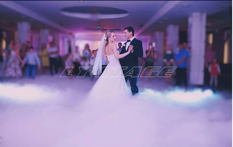 Бесплатная доставка 3000 Вт машина для тумана на водной основе низкого заземления