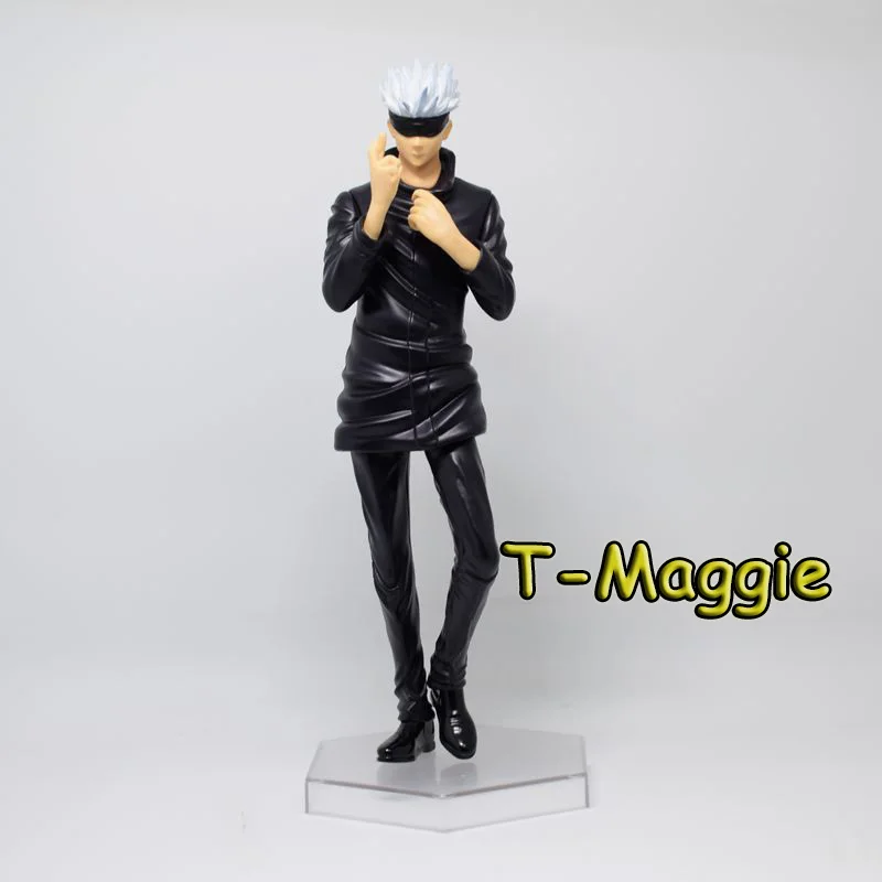 

Anime Jujutsu Kaisen Blindfolded Gojo Satoru Replaceable Head Standing PVC Action Figure Static Collection Ornaments Toy 21CM