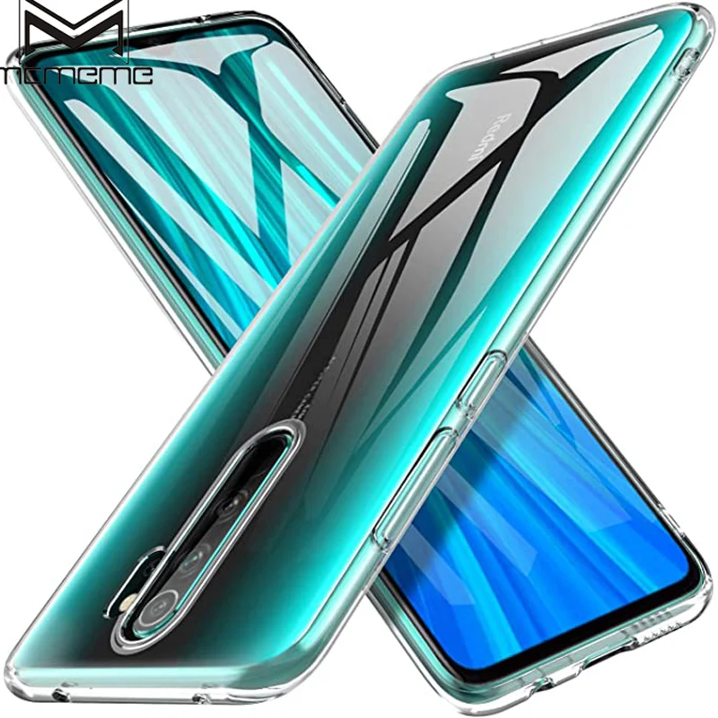 Чехол для Xiaomi Mi Redmi Note 9 8 Pro Max Прозрачный чехол телефона Ультратонкий мягкий