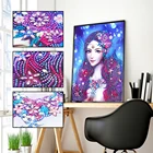 HUACAN 5D DIY алмазная живопись портрет особой формы Алмазная вышивка крестиком домашнее украшение