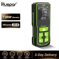 huepar laser distance meter 120m electronic roulette lcd digital laser rangefinder trena metro measuring tape ruler test tools