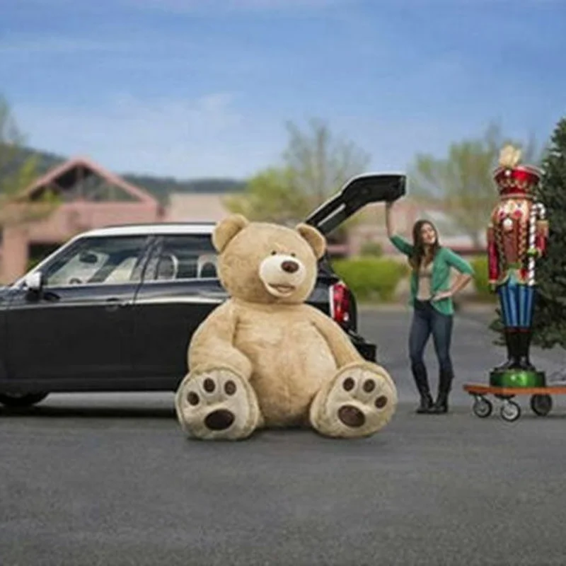 Огромный гигантский плюшевый мишка 100 см мягкие плюшевые игрушки детский