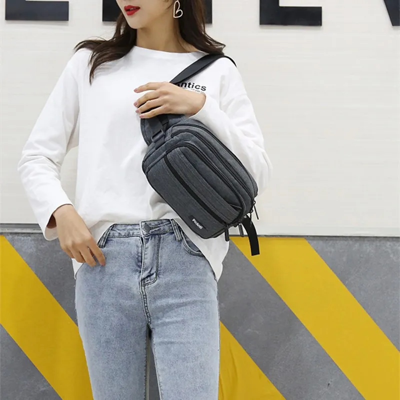 Забавная сумка для мужчин и женщин уличный многофункциональный кошелек