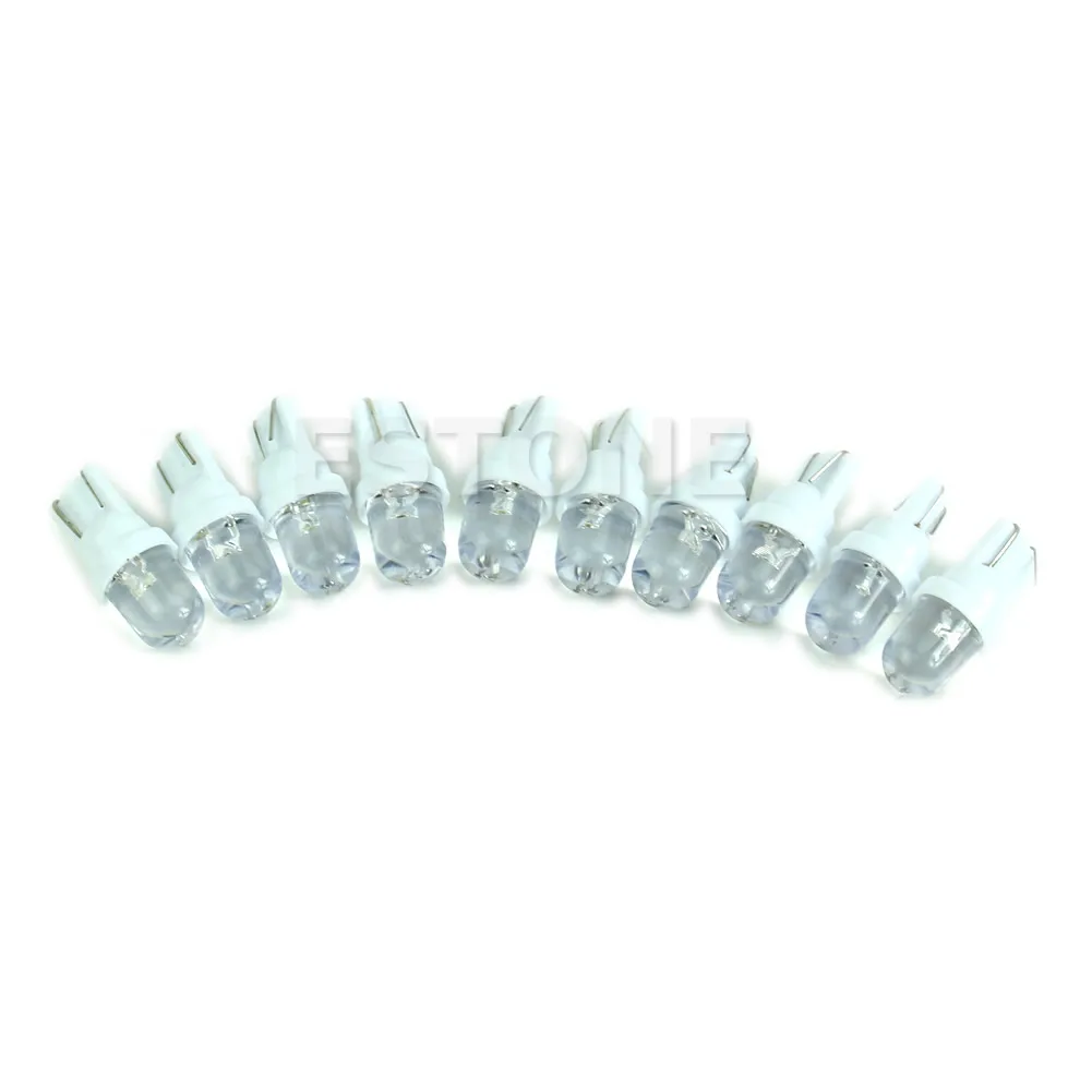 

10X T10 194 168 158 W5W 501 LED Side Auto Car Wedge Light Lamp Bulb DC 12V White