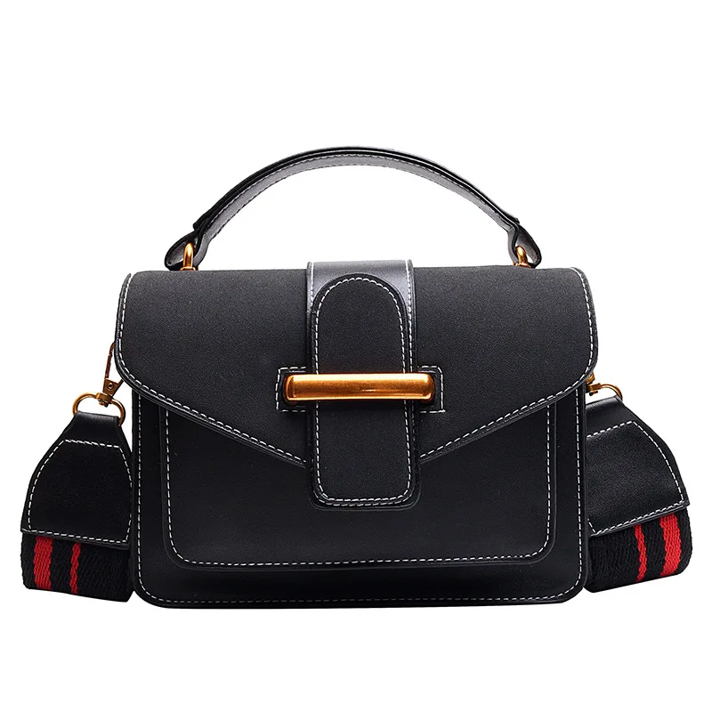 

New Simple Vintage Scrub Leather Designer Shoulder Bags for Women 2021 Luxury Crossbody Bag Female Fashion Small Handbags
