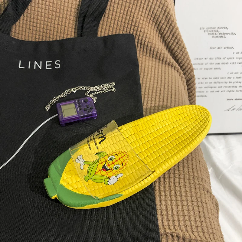 Женские нескользящие шлепанцы креативная обувь в стиле ретро с мягкой подошвой