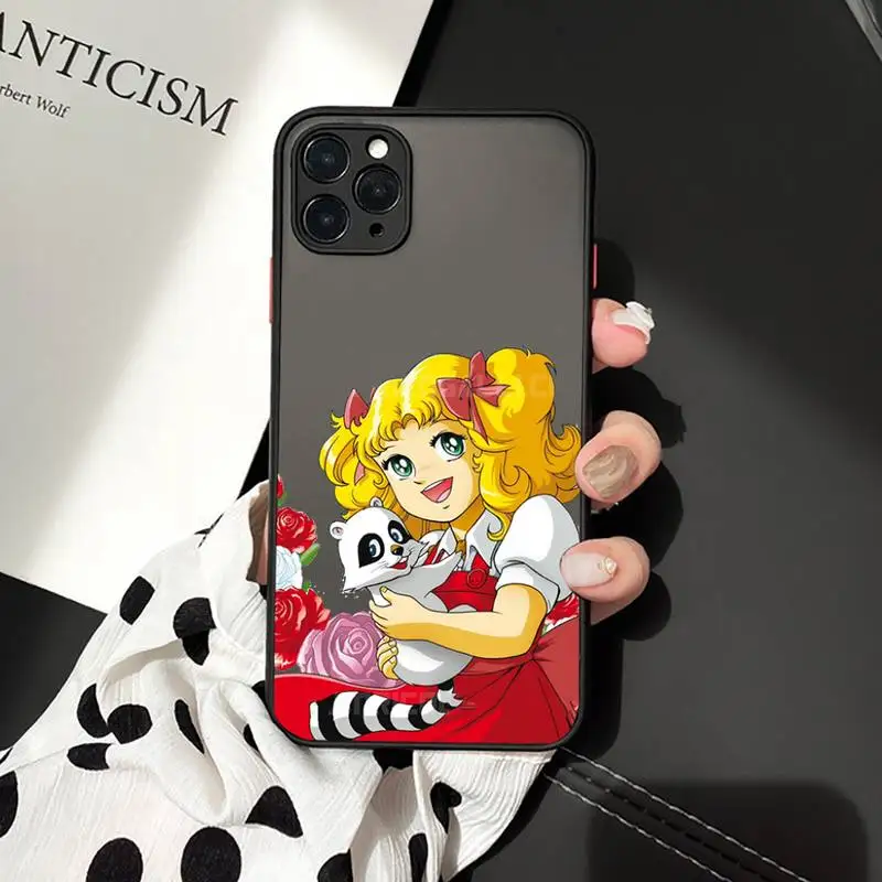 

Candy Anime Manga cute girl high quality Phone Cases matte transparent For iphone 7 8 11 12 plus mini x xs xr pro max cover