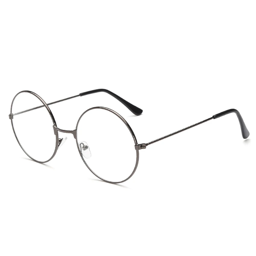FOENIXSONG, мужские и женские очки для чтения, Gafas De Lectura, брендовые новые ретро очки, винтажные очки, черная Золотая оправа, HH1861 - Цвет оправы: Sunglasses Gun Gray