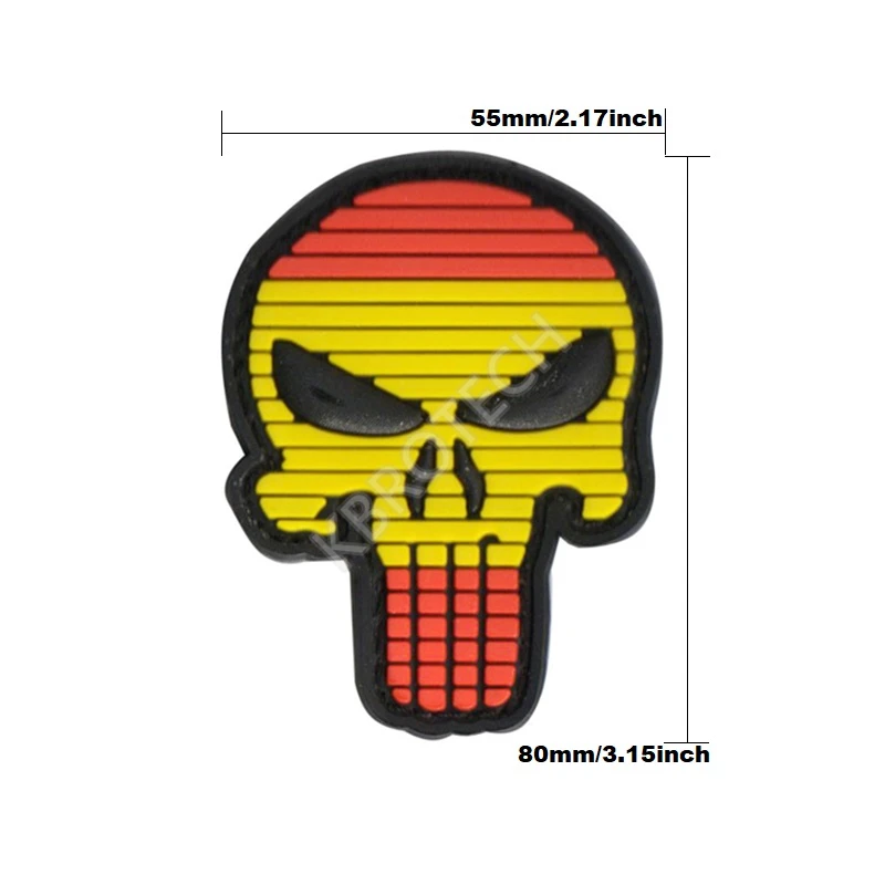 Испания испанский национальный флаг ПВХ патч падение резиновая нашивка Военная