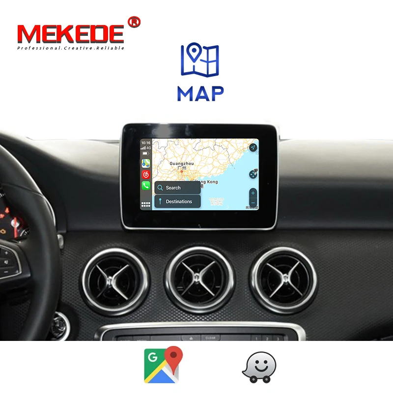 Автомобильная коробка CarPlay Android с поддержкой зеркальной связи мультимедийная