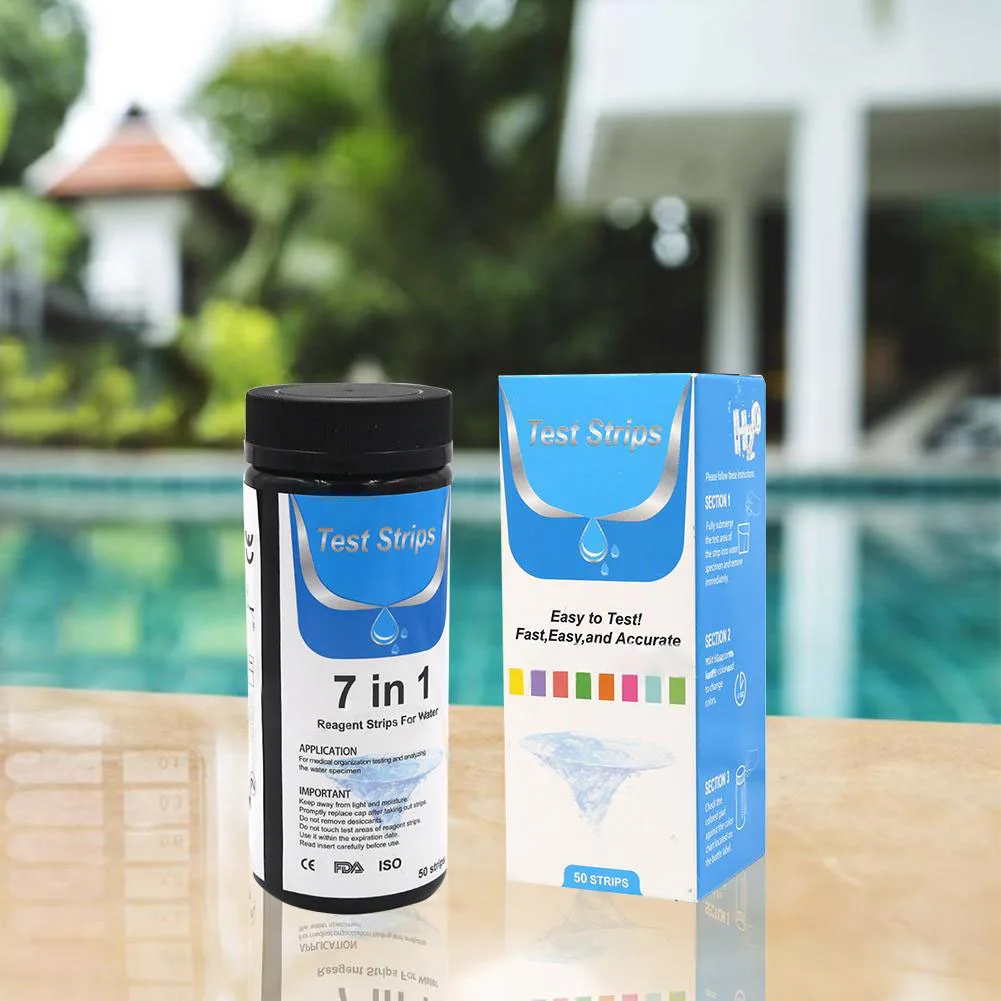 50 шт. водосберегающая Насадка-качество обнаружения Тесты полоски аквариума спа