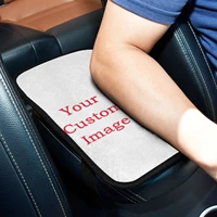 custom diy printed non slip car armrest mat wear resistant durable car auto handrail box cushion universal car accessories decor